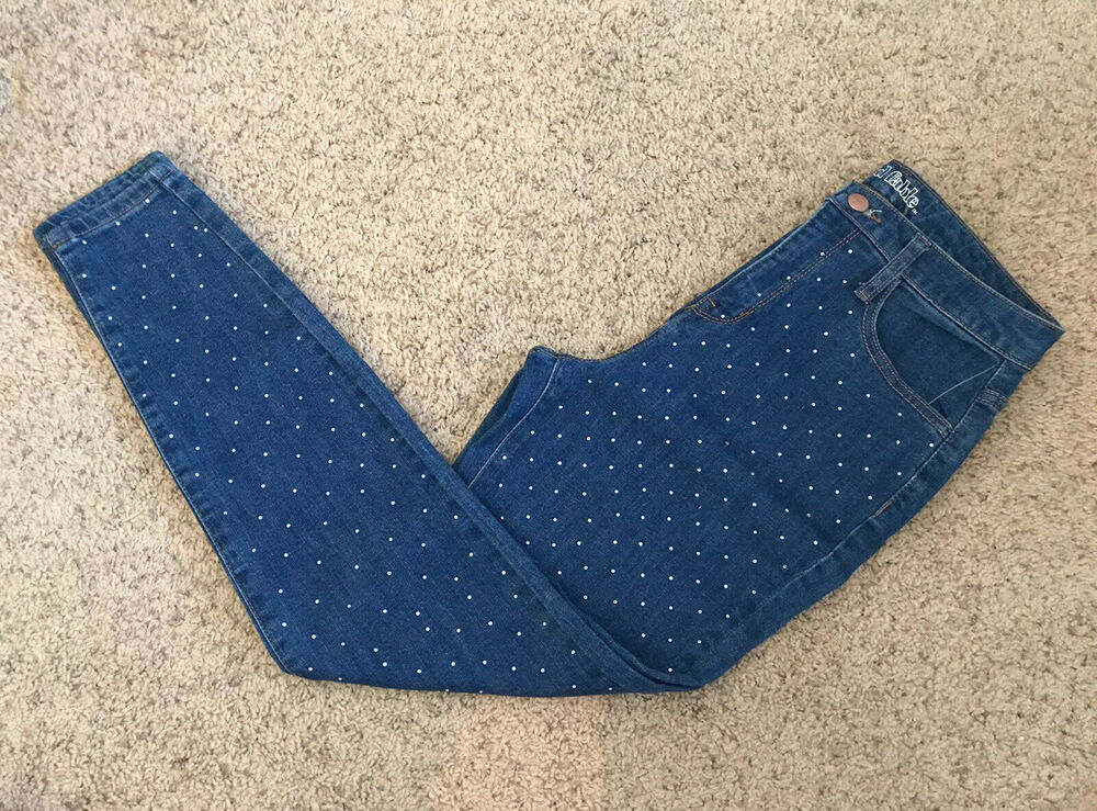 Wild Fable Rhinestone Front Women’s Stretch High Rise Skinny Jeans Size 4